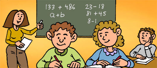 Lärmendes Klassenzimmer